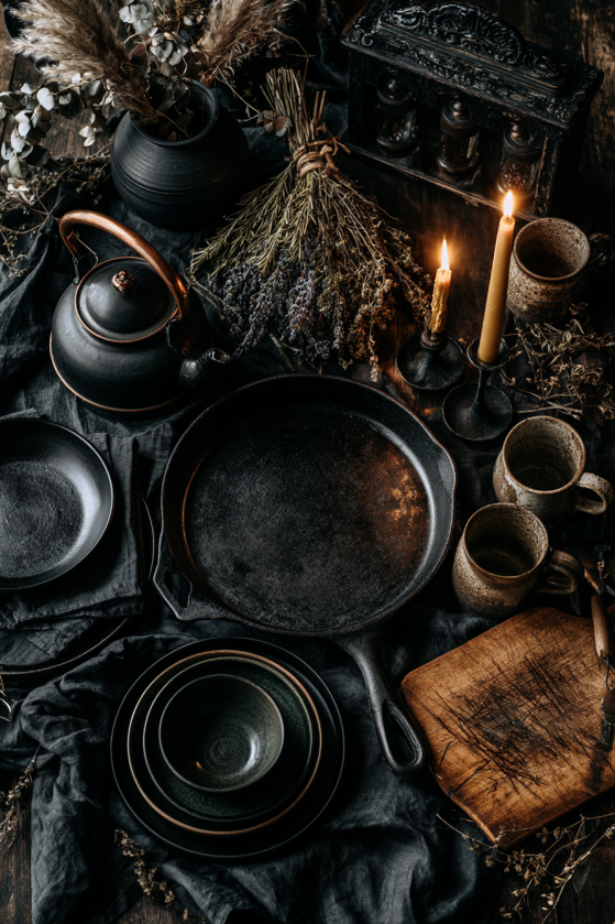 10 Dark Cottagecore Kitchen Essentials That Feel Like a Fairytale Farmhouse 13