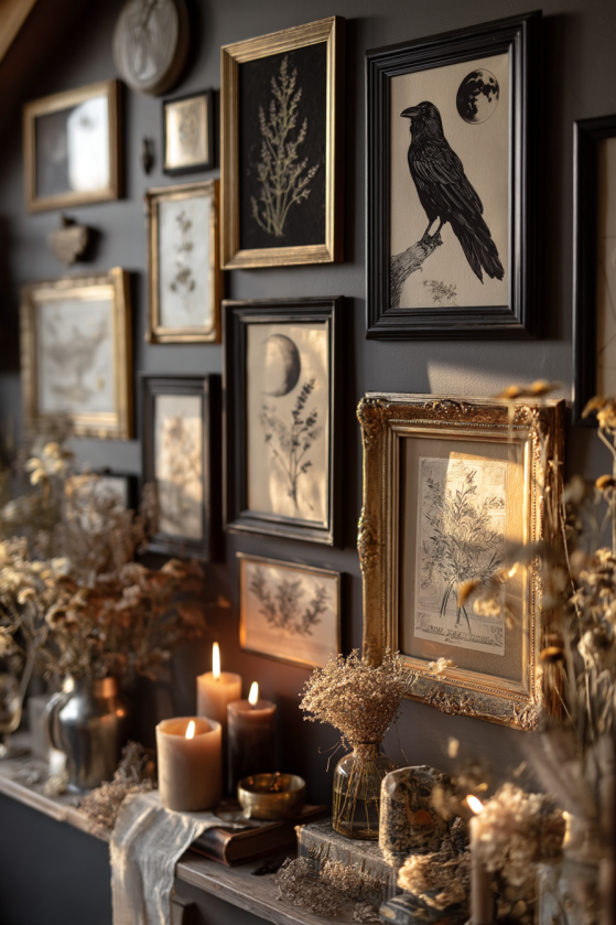 Dark Cottagecore Bedroom — Undyed Linen, Iron Candlesticks & the Art of Coming Home a image 15 8