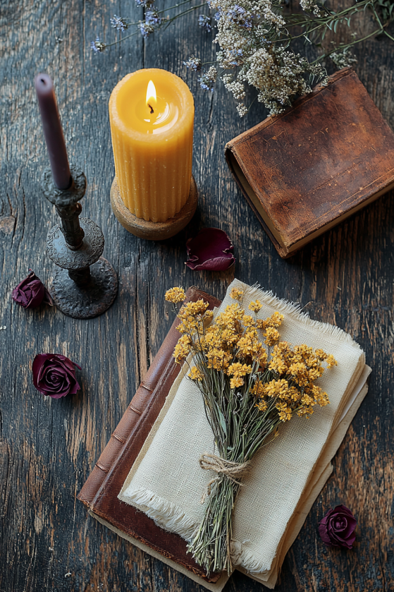 Dark Cottagecore Bedroom — Undyed Linen, Iron Candlesticks & the Art of Coming Home image 10 8