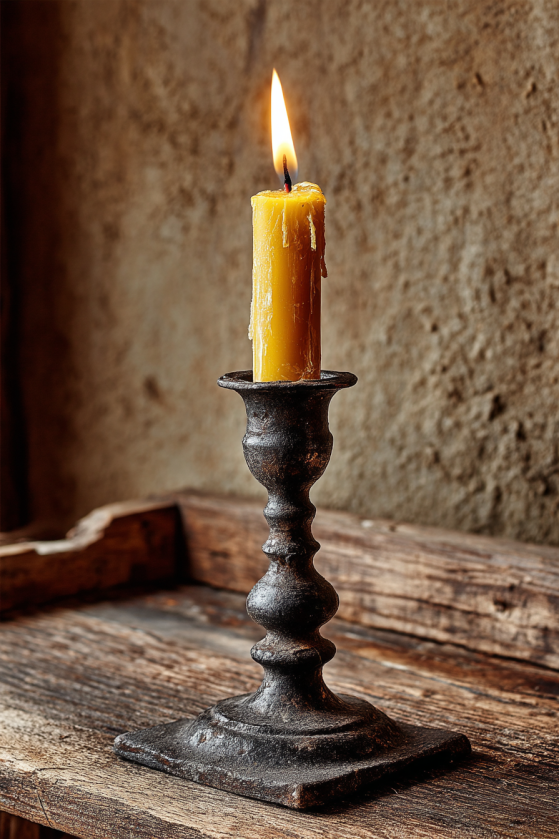 Dark Cottagecore Bedroom — Undyed Linen, Iron Candlesticks & the Art of Coming Home image 5