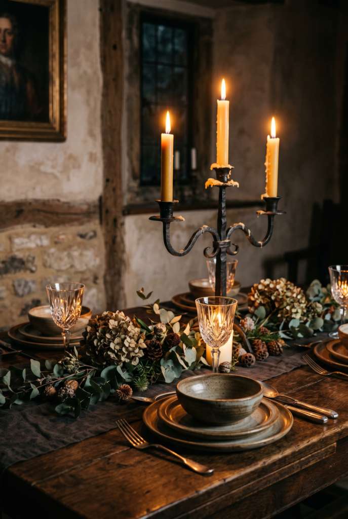 dark farmhouse dining room clo nano banana 2 27019