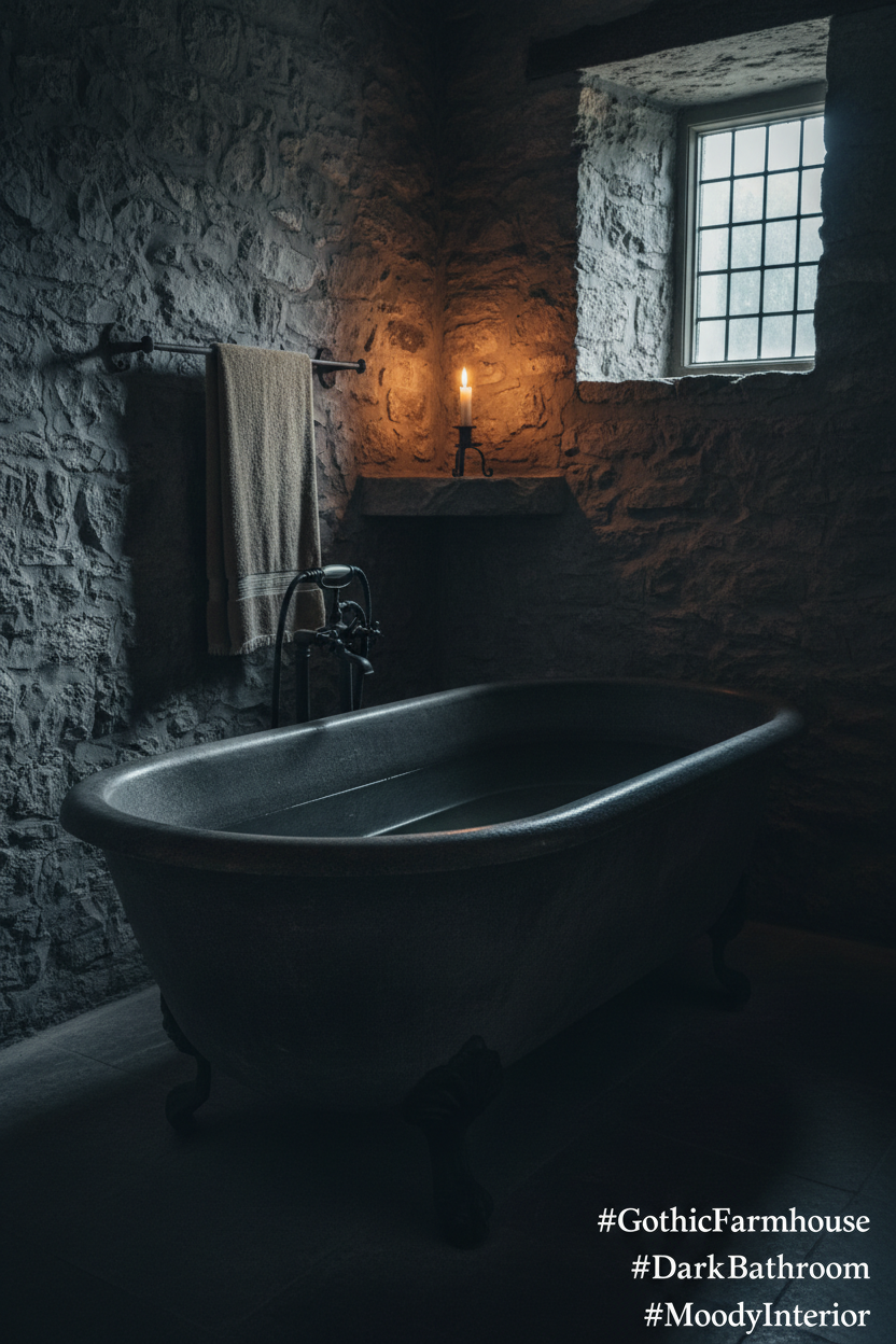Dark Cottagecore Kitchen — Ceiling of Dried Herbs and Cast Iron Dark Cottagecore Kitchen — Ceiling of Dried Herbs and Cast Iron