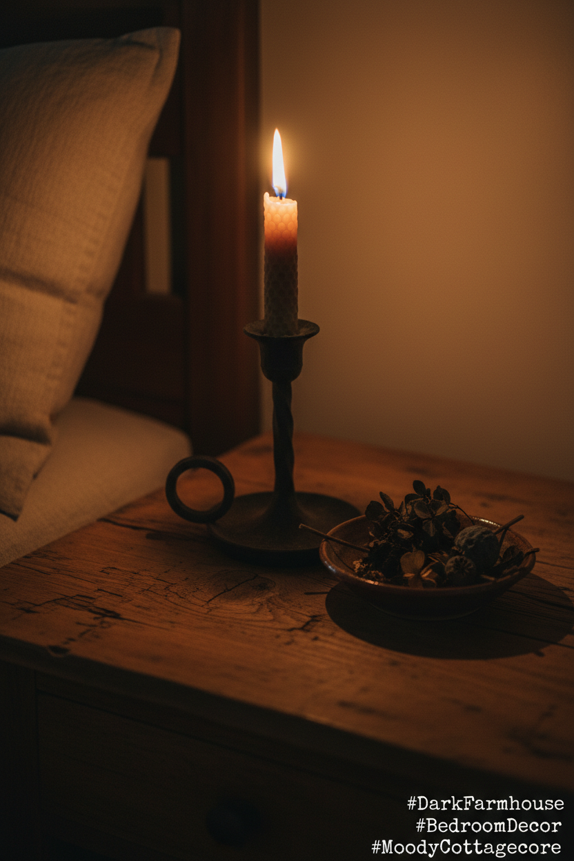 Dark Cottagecore Kitchen Witch — Simmering Pot and Stone Hearth at Midnight Dark Cottagecore Kitchen Witch — Simmering Pot and Stone Hearth at Midnight